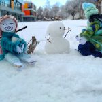 Schneemann- von Emily L. und Sophia