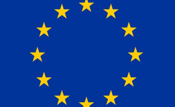 Die Flagge der Europäischen-Union