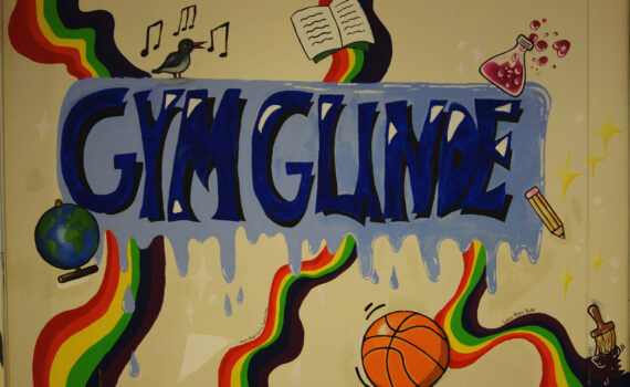 Selbstgemachtes Logo des Gymnasium - Kunstprofil