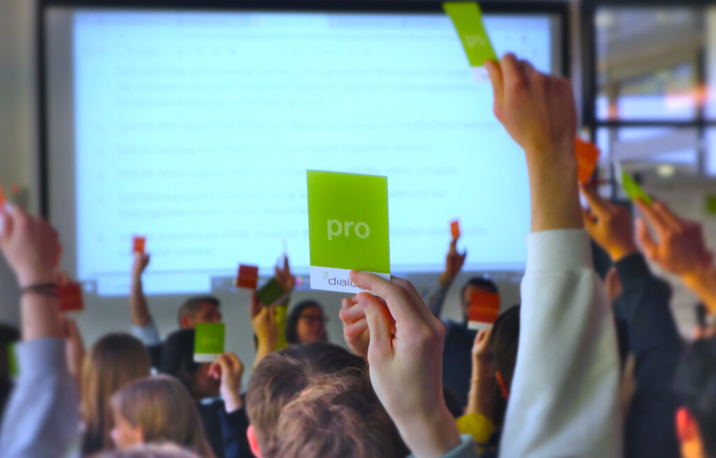 Pro-Karte zur Abstimmung