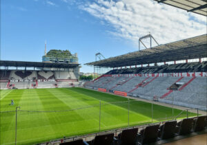 millerntor-stadion Foto des Stadions von der Tribüne