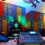 Sicht auf die Technik AG mit deren Equipment