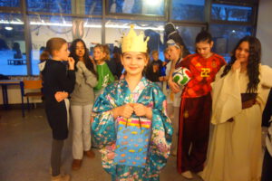 Gewinnerin des Kostümwettbewerbs